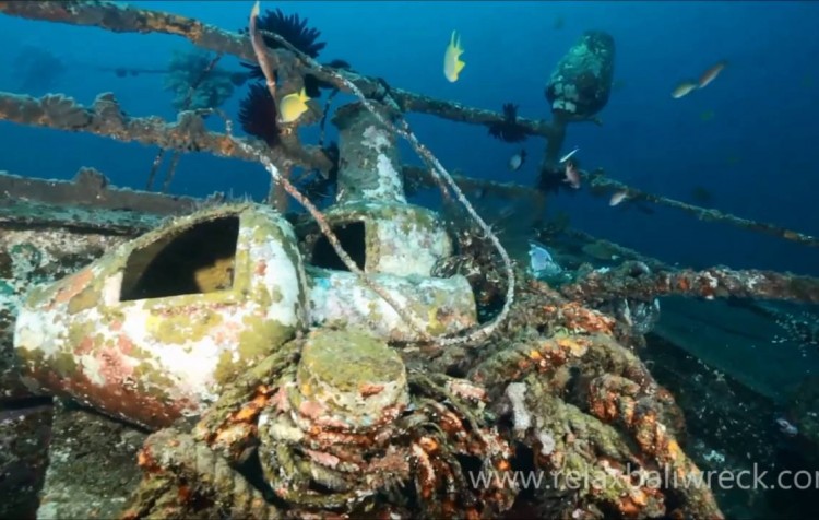 Relax Bali wreck - vlastní vrak